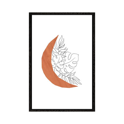 Floral Crescent 1 Piece Painting on Canvas