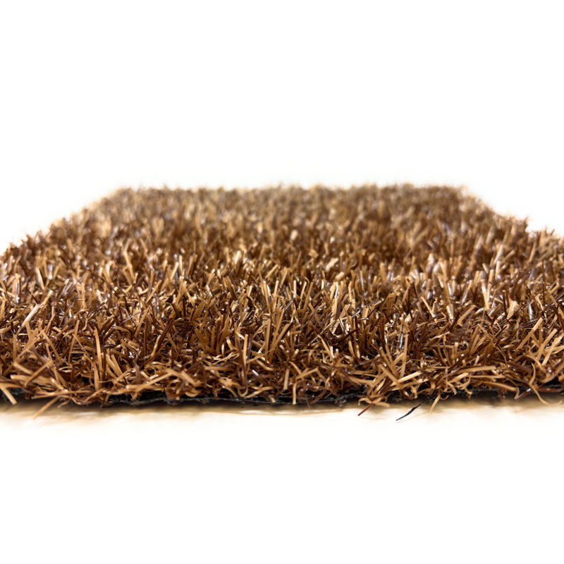 Tapis et tapis en gazon artificiel Diamond, H 0,8 po x l 79 po x P 180 po, Chocolat