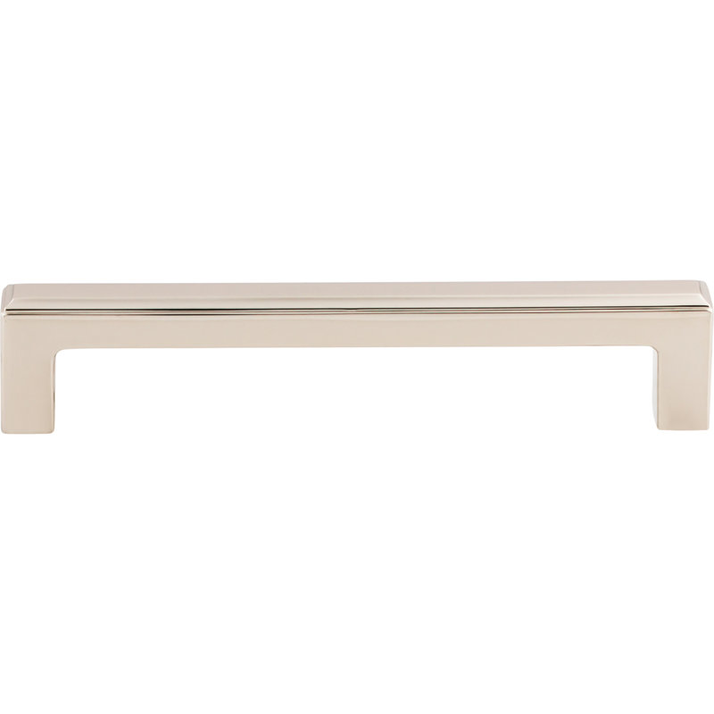 Podium Bar Pull, Polished Nickel, 5 1/16" Center to Center