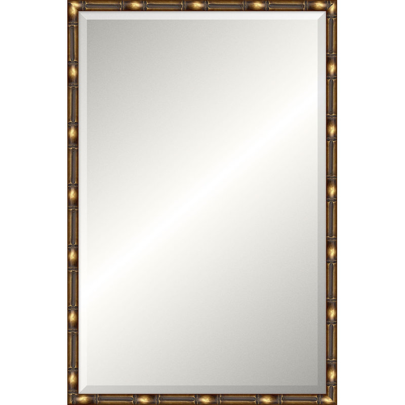 Miroir de plancher en bois massif, Rectangulaire, 35.75" x 23.75"
