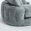 Fauteuil de 55 po de long en mousse de polyester, fauteuil rond surdimensionné, canapé-lit moelleux et moderne pour les salons et les salles de détente