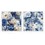 Motif victorien de roses de la Renaissance bleu cobalt - ensemble de collage carré floral-1518288273-1518288275