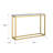 Wallace & Bay Marb White Sofa Table