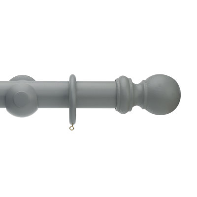 Keswick Wood 5cm Single Curtain Pole