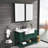 LED Large Rectangular Aluminum Alloy Surface Mount Medicine Cabinet With Mirror