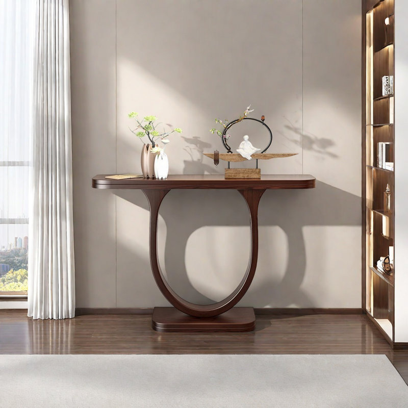 Minimalist Art Console Table, 33.46" H x 47.24" W x 9.06" D
