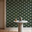 Papier peint botanique feuille miroitante-517061762-517061764