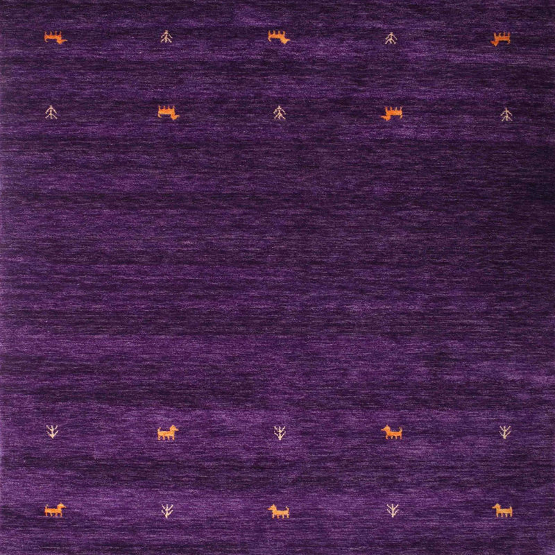 Tapis mauve Keesha, Carré 6 pi