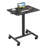 Mobile Standing Desk, Laptop Computer Cart, Height Adjustable Rolling Cart with Wheels, Small Rolling Desk for Home and Office-1098667870