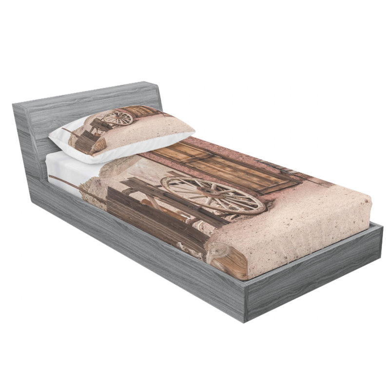 Microfiber Sheet Set, Twin Sheet Set with Fitted Sheet
