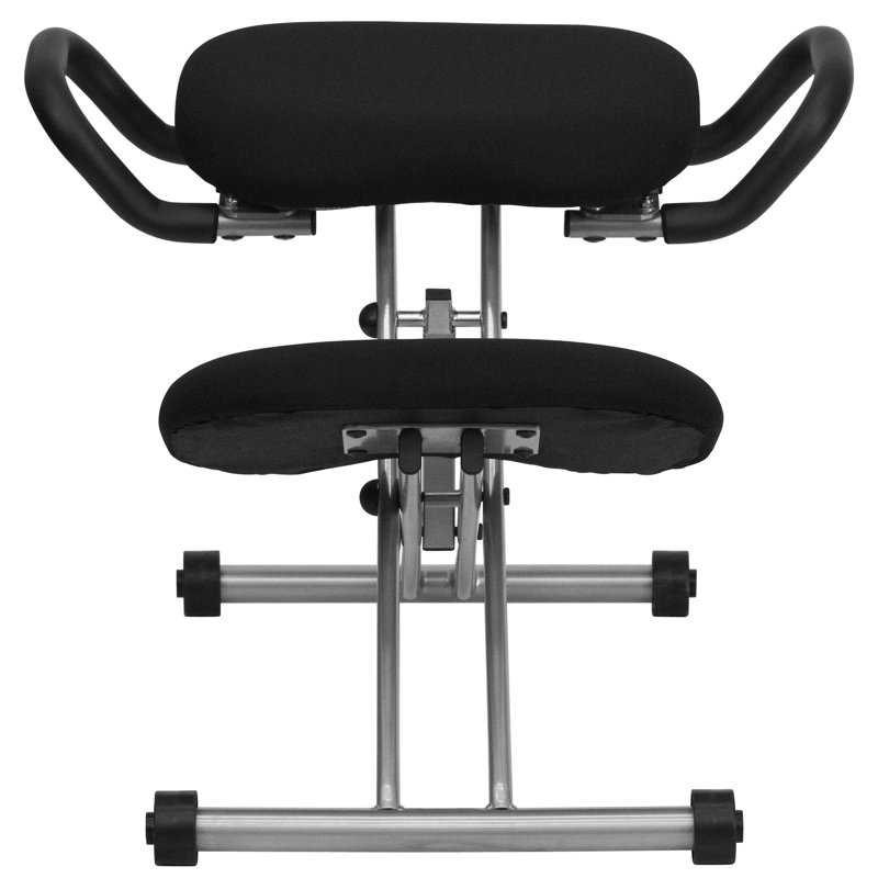 Acree Ergonomic Kneeling Office Chair with Handles in Fabric