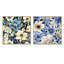 Vaucluse - Ensemble de 2 collages floraux carrés-101852910-101852912