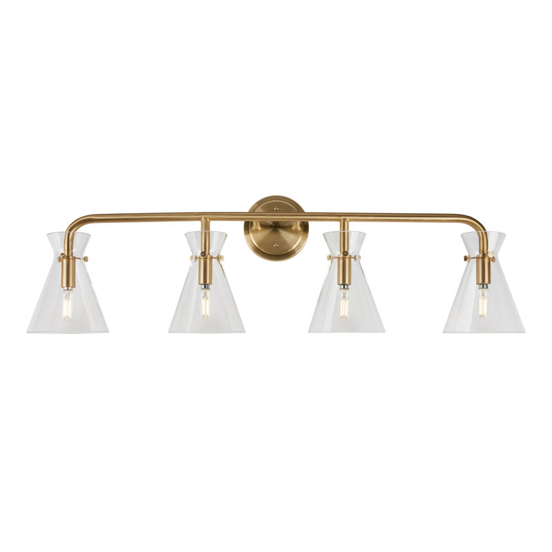 Chew Magna 4 - Light Dimmable Vanity Light, Gold