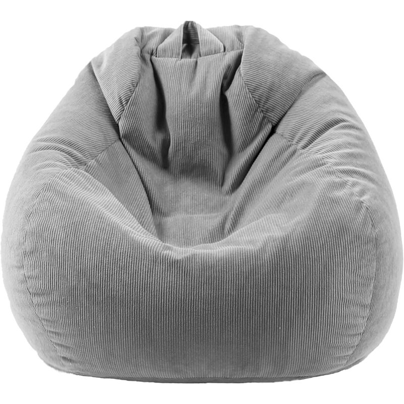 Fauteuil à billes - rond - rembourrage en mousse à mémoire de forme - canapé pour lire et jouer - salon ou chambre à coucher