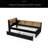Twin Size Upholstery Velvet Day Bed With Storage Headboard And Wireless Charging-1425810940