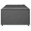 Housse pour chaises longues vidaXL Polyéthylène noir grand résistant aux rayons UV