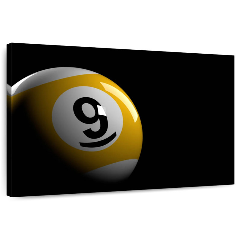 Senne Billiards Nine Ball, H 16 po x l 24 po