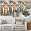«Nursery Kids Wolves», art mural loup-497387128