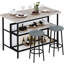 Ensemble d'îlot de cuisine en fer 47,24 "Grondin-1715490050