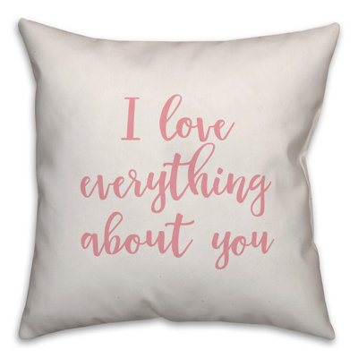 Coussin i love everything 
