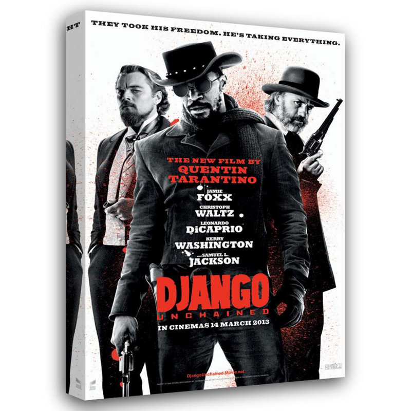 Django déchaîné, H 40 po x l 27 po