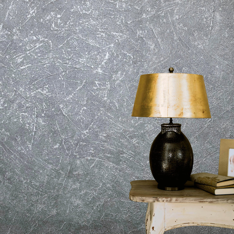 Rouleau de papier peint texturé Textures Collection, Gris