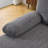 110'' W Pillow Top Arm Gray Chenille Sectionals-1035362413