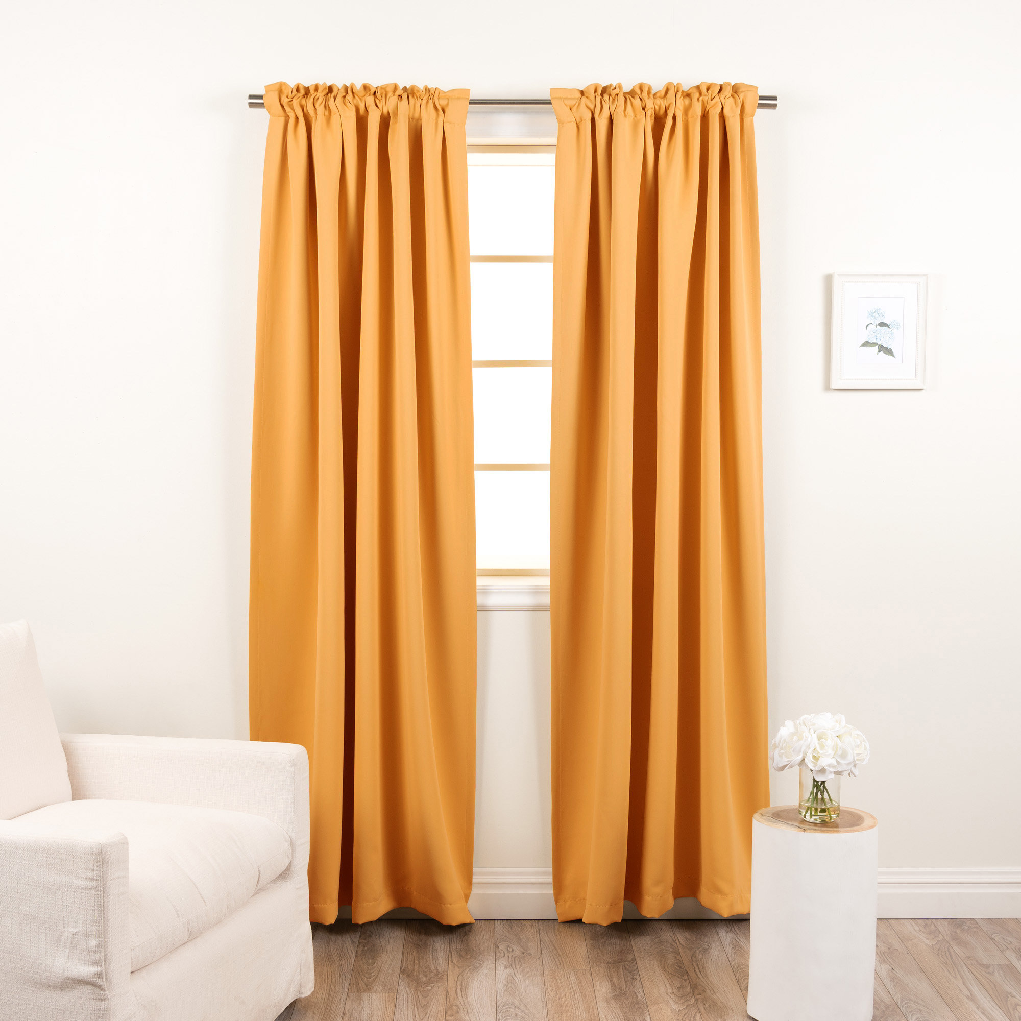 Wayfair | 108 Inch Yellow & Gold Curtains & Drapes You'll Love in 2023