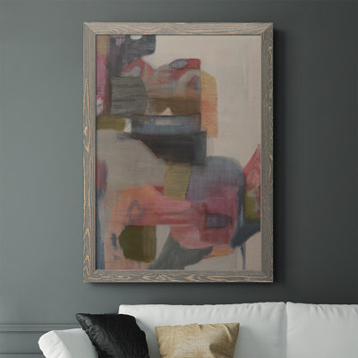 Denzale Geranium & Ginger - Single Picture Frame Print on Canvas