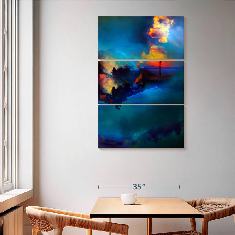 Kelan Time Keepers, 65" H x 42" W