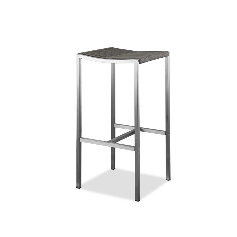 Tabouret de bar de patio en acier inoxydable Akanke