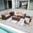 6 - Person Patio Conversation Set with Cushions-98260215