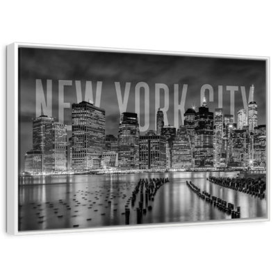 New York City Skyline Monochrome