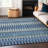 Washable Abstract Indoor / Outdoor Rug-109575583