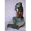 Mermaid Sitting Holding A Shell Bronze Statue Fountain Size: 28" X 25" X 28"H-1207784545