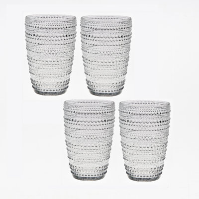 Isabeau 13 oz. Handmade Crystal Drinking Glass Set