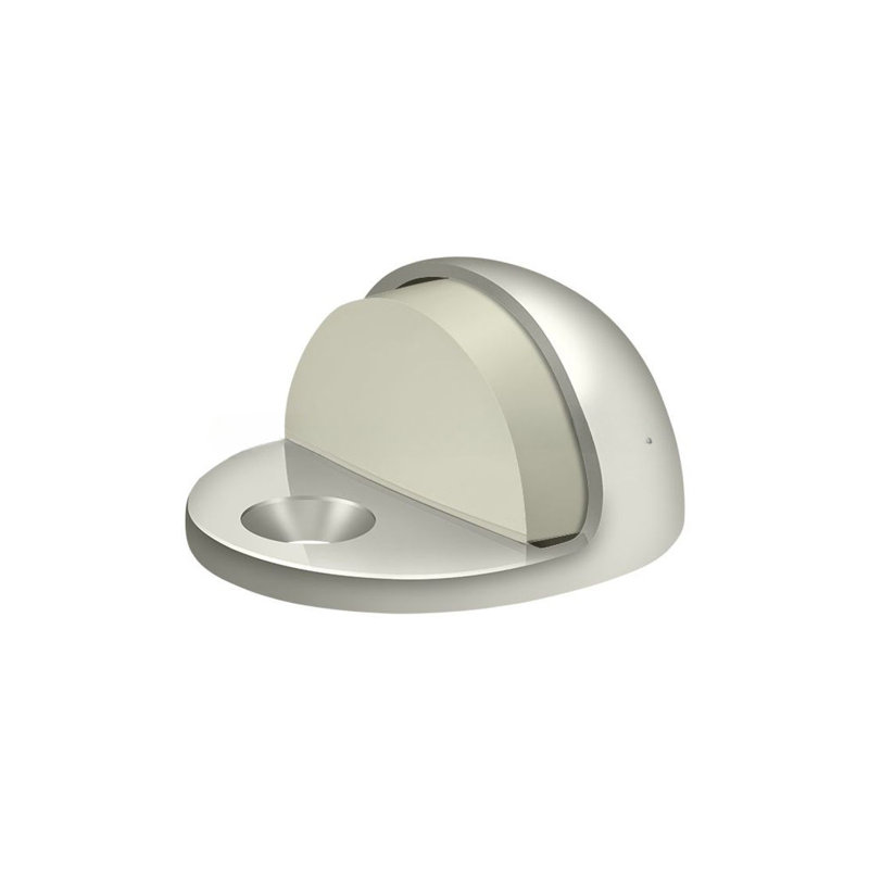 Kick Stop, Polished Nickel, 34.92" H x 25.4" W x 25.4" D