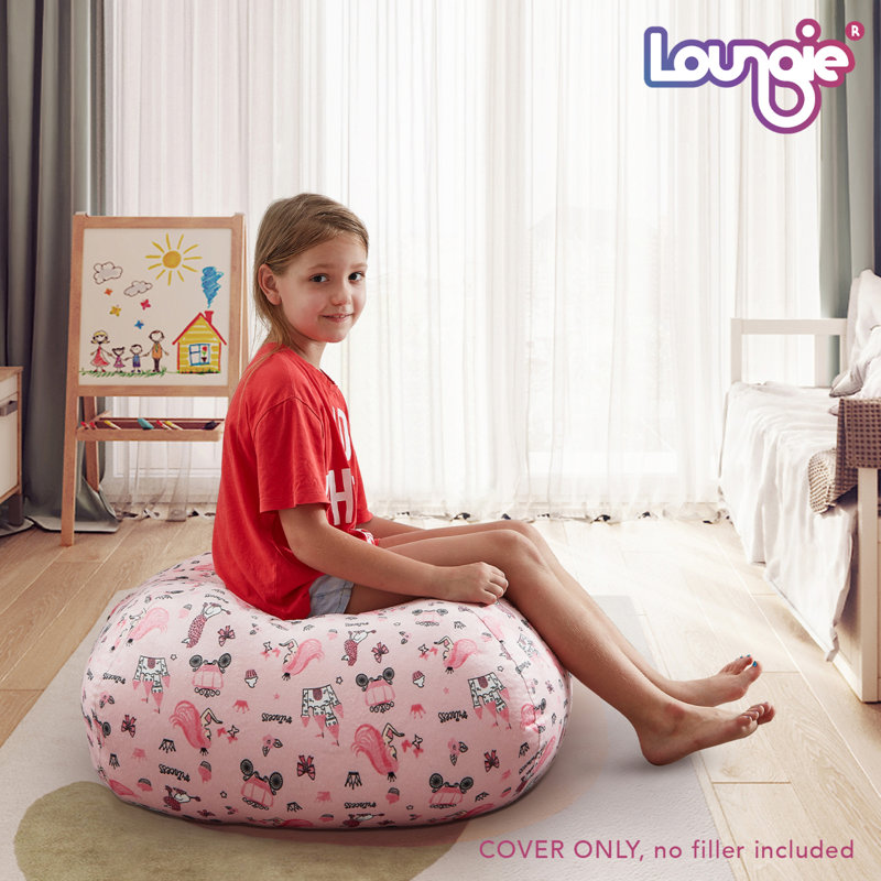 Housse de rangement pour sac de pois 32 po, Microfibre / microsuède Princesse Rose