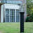 Black Stainless-Steel Bollard with EZ Anchor 2 Pack-91993528