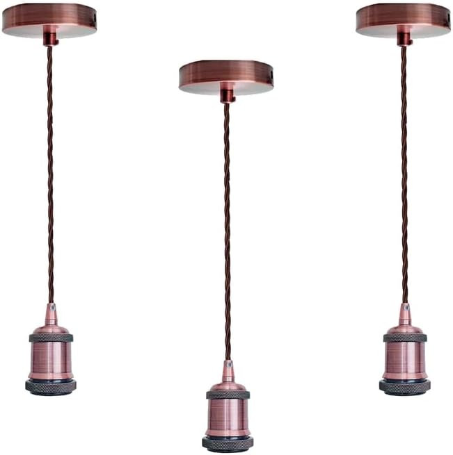 3 - Light Single Pendant, Copper