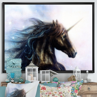 " Fantasy  Unicorn " Painting