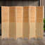 6 Ft. Tall Louvered Beadboard Room Divider White 6 Panel-676208308-676208304