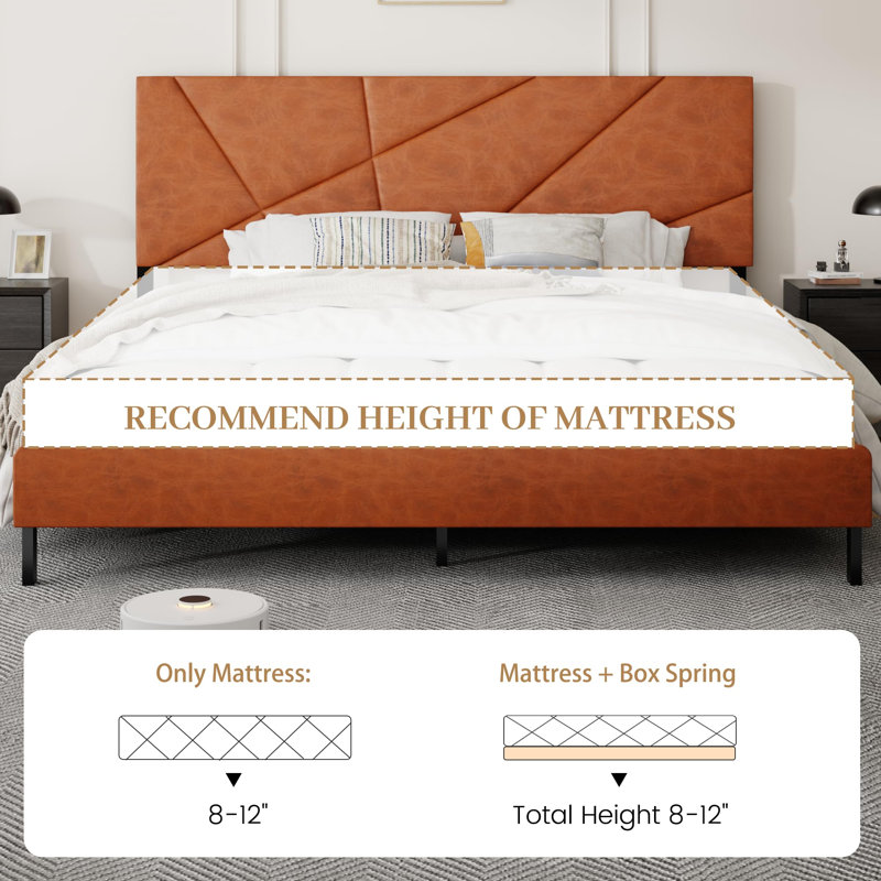 King Bed Frame With Headboard, King