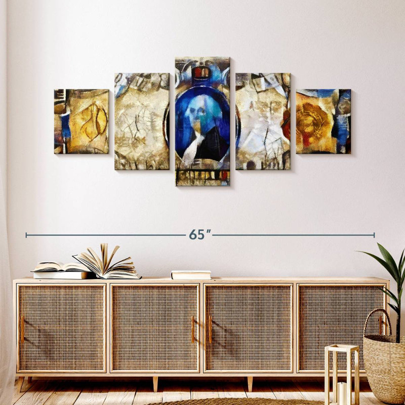 Abstract Money Bill, 24" H x 55" W