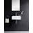 Vitreous China Rectangular Wall Mount Bathroom Sink