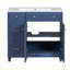 Armoire de salle de bain moderne de style transitionnel avec lavabo en résine-105321116