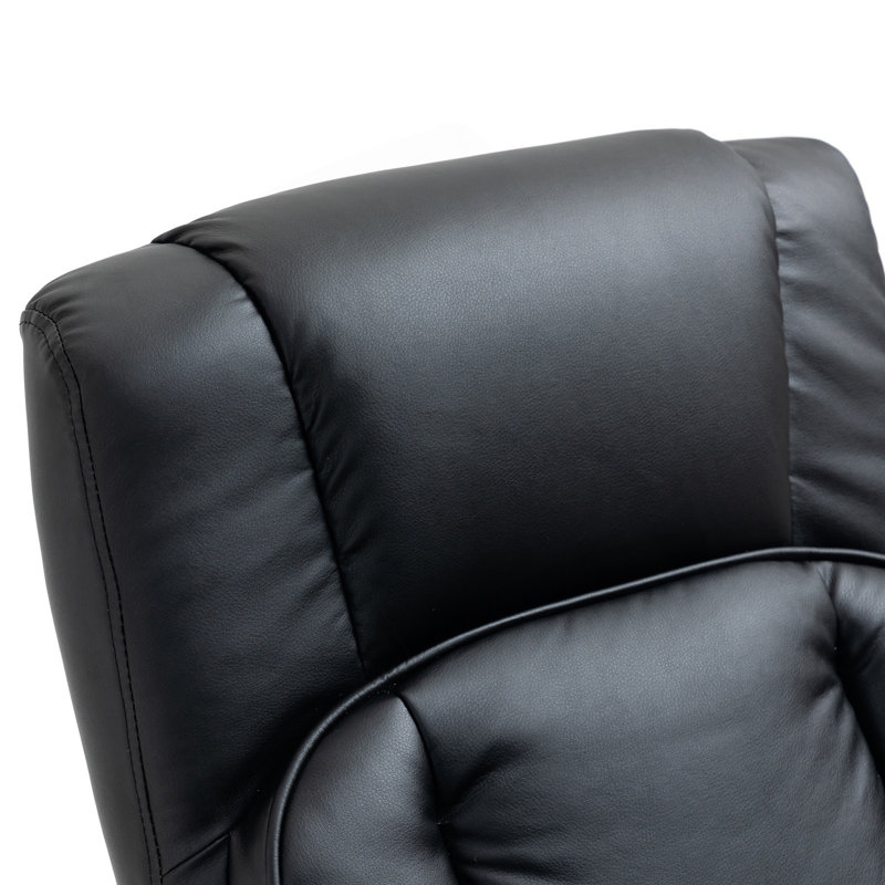 Fauteuil inclinable et pivotant avec repose-pieds
