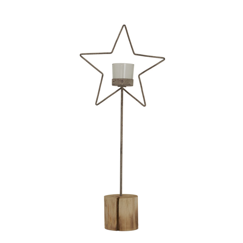 Andrian Glass Candle Accessories, 48cm H x 20cm W x 8cm D