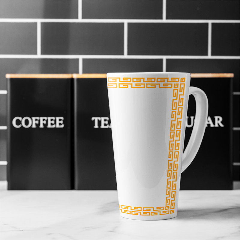 Egyptian Border Latte Mug