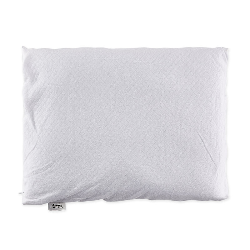 Buckwheat Medium Cooling Pillow, White, 15" x 20"